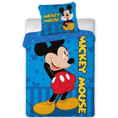 Faro povlečení Mickey Mouse blue 135 x 100 cm 60 x 40 cm – Zboží Mobilmania