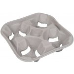 WIMEX Podnos papírový na 4 kelímky 21 x 21 cm – Zboží Dáma