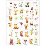 MINIMEE Papírové samolepky v aršíku A5 Koktejlové osvěžení – Zboží Dáma