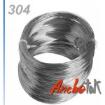 Nerezový drát 304 tvrdý 0,6 mm, cívka 10 kg – Sleviste.cz