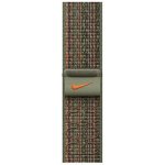 Apple Watch 41mm sekvojově zelený/oranžový provlékací sportovní řemínek Nike MTL33ZM/A – Zboží Živě