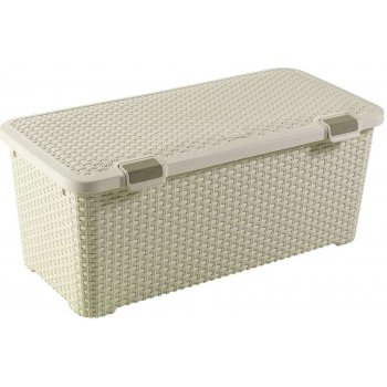 Curver RATTAN STYLE úložný box 72L krémová 00712-885