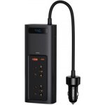 Baseus In-car Inverter | Nabíječka do auta s měničem napětí 12V - 220V 150W USB-A USB-C PD QC3.0 CRNBQ-A01 – Zbozi.Blesk.cz