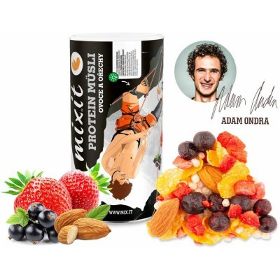 Proteinové müsli Adama Ondry s ovocem – Sleviste.cz
