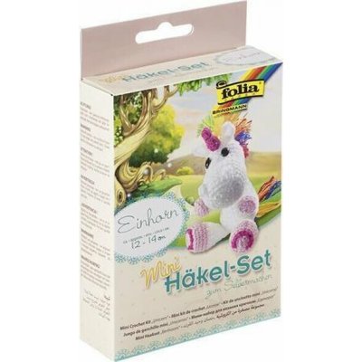 FOLIA Sada na háčkování jednorožec mini 23910 – Hledejceny.cz