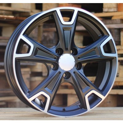 Racing Line FE158 6,5x17 5x112 ET38 black polished half matt