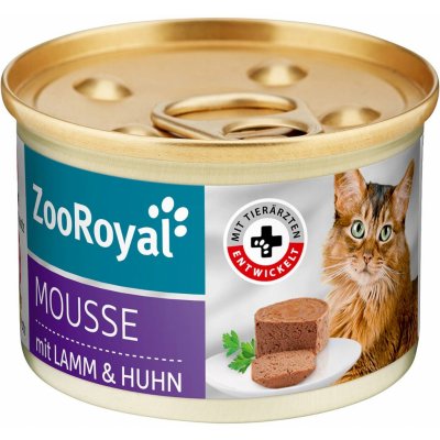 ZooRoyal pěna s jehněčím a kuřetem 12 x 85 g