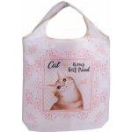 Kočičí paní Skládací taška malované kočky 3 varianty kočky s klubíčkem – Zbozi.Blesk.cz