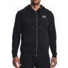 Pánská mikina Under Armour UA Essential Fleece FZ Hood-BLK 1373881-001