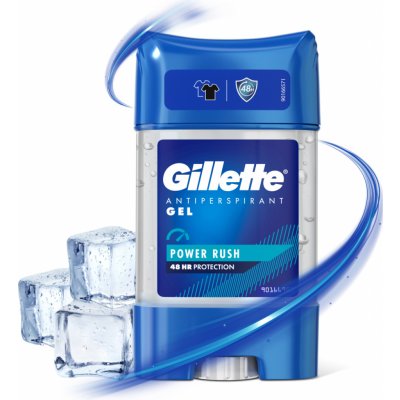 Gillette Men Power Rush deostick gel 70 ml – Sleviste.cz