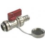 Fornara vypouštěcí kulový kohout 1/2"x3/4" s hadicovou přípojkou niklovaný – Sleviste.cz