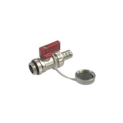 Fornara vypouštěcí kulový kohout 1/2"x3/4" s hadicovou přípojkou niklovaný – Sleviste.cz