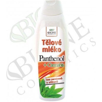 Bione Cosmetics Panthenol + Cannabis tělové mléko 500 ml – Zboží Mobilmania