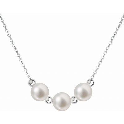 Zlatnictví Zlatíčko Perlový náhrdelník z pravých říčních perel bílý 22017.1 – Zboží Mobilmania