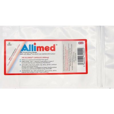 Allicin International Allimed 450 mg 100 kapslí – Hledejceny.cz