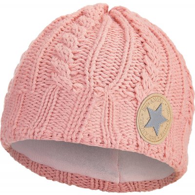 Little Angel Čepice pletená copánky Outlast ® pudrová – Zboží Dáma