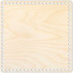 Woody Crafts Přírodní dno na háčkované košíky - Čtverec Velikost: 10x10 cm – Zbozi.Blesk.cz