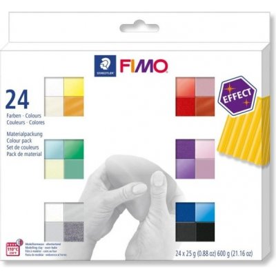 Kreativní svět FIMO sada 24 x 25 g Efekt – Zbozi.Blesk.cz