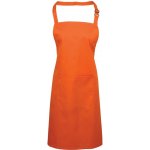 Premier Workwear Kuchyňská zástěra s laclem a kapsou Oranžová – Hledejceny.cz