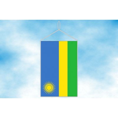 LIBEA, s.r.o. Rwanda stolní vlaječka Uchycení: Šňůrka (pro zavěšení) – Hledejceny.cz