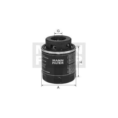 MANN-FILTER Olejový filtr MANN W712/91 (MF W712/91) - ŠKODA – Hledejceny.cz