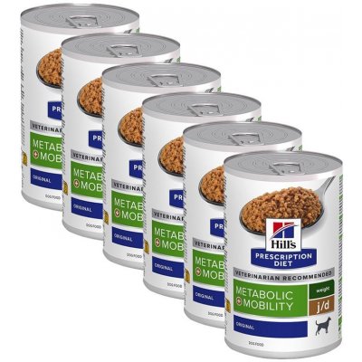 Hill’s Prescription Diet Adult Dog Metabolic & Mobility Weight Chicken 6 x 370 g
