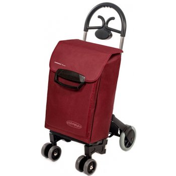 Bezpečná nákupní taška na kolečkách pro seniory Forza 6 bordó