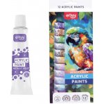 akrylové barvy Easy creative 12 ks – Sleviste.cz