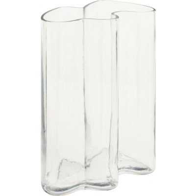 Atmosphera Podlouhlá skleněná váza KADE, 19 × 11,5 × 25 cm transparentní – Hledejceny.cz