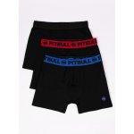 PitBull West Coast komplet boxerek Pitbull černé 3ks – Zboží Dáma