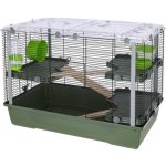 Kerbl Klec pro malá zvířata EVA 23 olivově zelená/černá 81743 79 x 45 x 60 cm – Hledejceny.cz