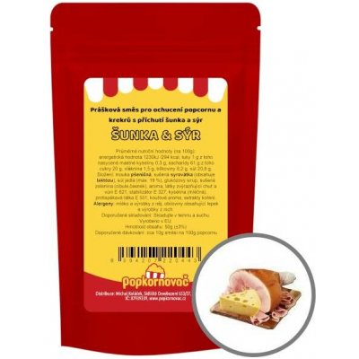 Popkornovač.cz Popcorn příchuť Šunka Sýr 50 g – Hledejceny.cz