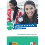 Deutsch echt einfach! A2.1 – Kurs/Übungs. + MP3