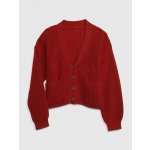 GAP 743343-01 dětský kardigan na zapínání červená – Hledejceny.cz