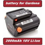 TopTechnology 09840-20, Bli-18 Gardena TCS Li-18/20, Li-18/23 R, 2000mAh 18V Li-Ion - neoriginální – Hledejceny.cz