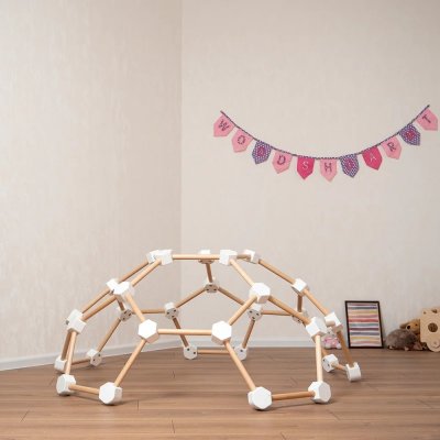 Montessori Furniture prolézačka SPIDER vel.M white – Hledejceny.cz