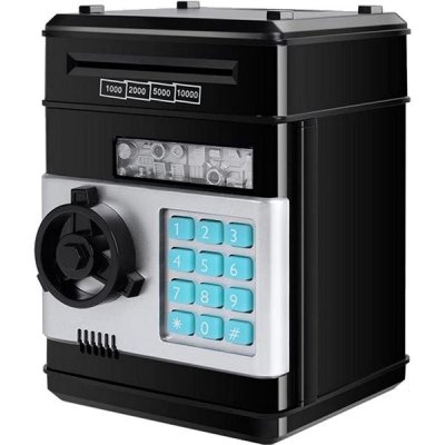 Kruzzel 23545 Elektronický trezor na PIN černá – Hledejceny.cz