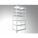 Biedrax Regál 35 x 75 x 210 cm 6 polic pozink – Zboží Dáma