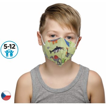 Dama Trade respirátor FFP2 vhodný pro děti Dino 10 ks