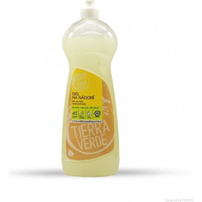 Tierra Verde – Gel na nádobí BIO citron (TIERRA VERDE), 1 l – Zboží Dáma