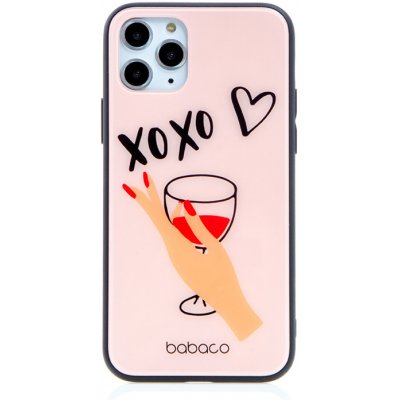 Pouzdro AppleMix BABACO Apple iPhone 11 - XOXO sklenička s vínem - skleněné – Zboží Mobilmania