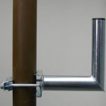 Držák WaveRF PK20S42 na stožár 20cm Držák, satelitní, na stožár, celková výška 20cm, pracovní výška 16cm, k uchycení na trubku 25-70mm 3021301E – Zboží Mobilmania