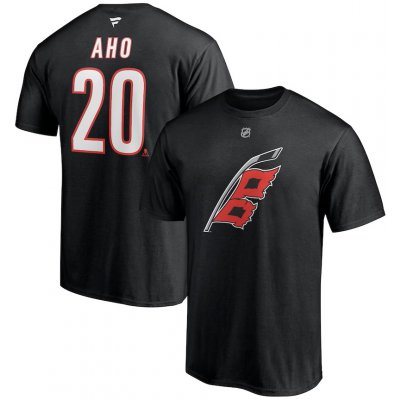 Fanatics tričko Sebastian Aho #20 Carolina Hurricanes Authentic Stack Name & Number Alternate – Zboží Mobilmania