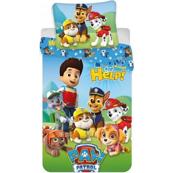 Jerry Fabrics Povlečení Paw Patrol v akci bavlna 140x200 70x90