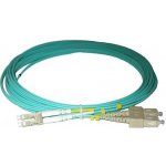 XtendLan FOP-LCSC-D-10-50-OM3 FO patch LC-SC, 50/125 duplex,OM3, LS0H, 10m – Zboží Živě