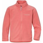 Didriksons dětská fleecová mikina Monte Fullzip Peach rose – Hledejceny.cz