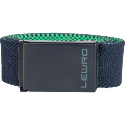 Lewro MALIS Tmavě modrá dětský látkový opasek s kovovou sponou – Zboží Dáma