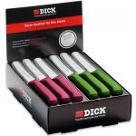 F. Dick sada 40 ks víceúčelových nožů s vlnitým výbruse 11 cm zelené jablko/růžová – Zboží Dáma