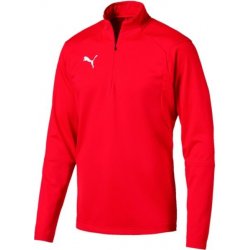 Puma LIGA TRAINING 1 4 ZIP TOP červená mikina