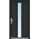 OknaDvereNaMiru.cz Vchodové plastové dveře SLOUPKOVÉ Achiles antracit 95 x 170 cm – Hledejceny.cz